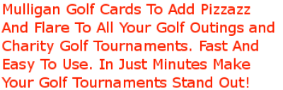 Sample Mulligan Golf Cards